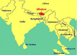 map-of-bhutan
